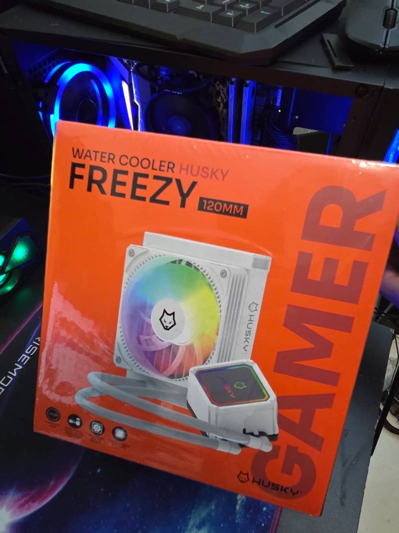 Water Cooler Husky Freezy, ARGB, 120mm, AMD e Intel, Branco