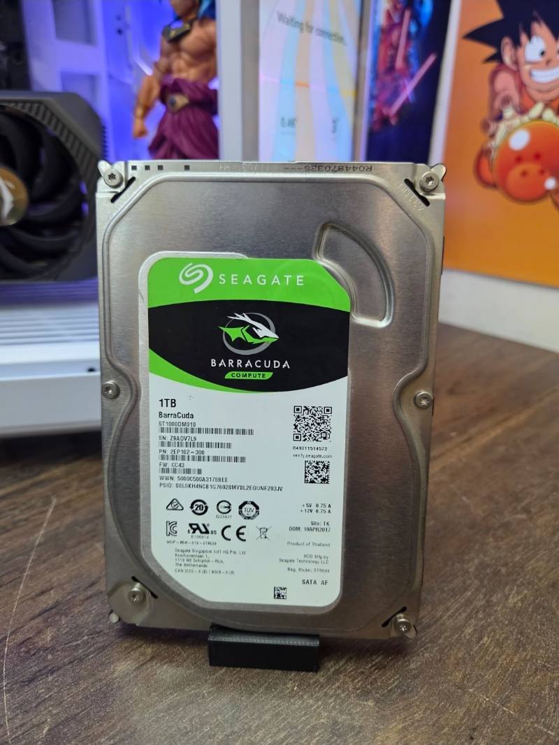 1TB HD Seagate 1TB Barracuda, 7200 RPM, SATA III, 6GB/s