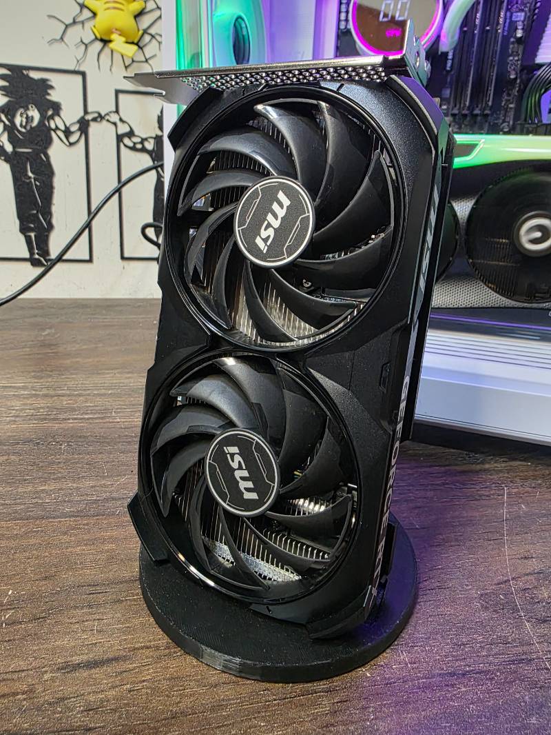 RTX 4060 MSI GeForce, Placa de Vídeo  RTX 4060 Ventus 2X Black OC, 8GB, GDDR6, 128-bit
