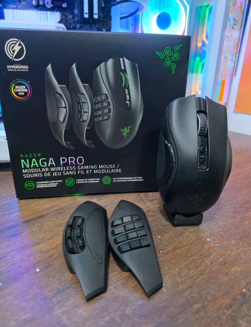 Razer Naga Pro Wireless Gaming Mouse 19 Buttons Focus 20K Dpi USB