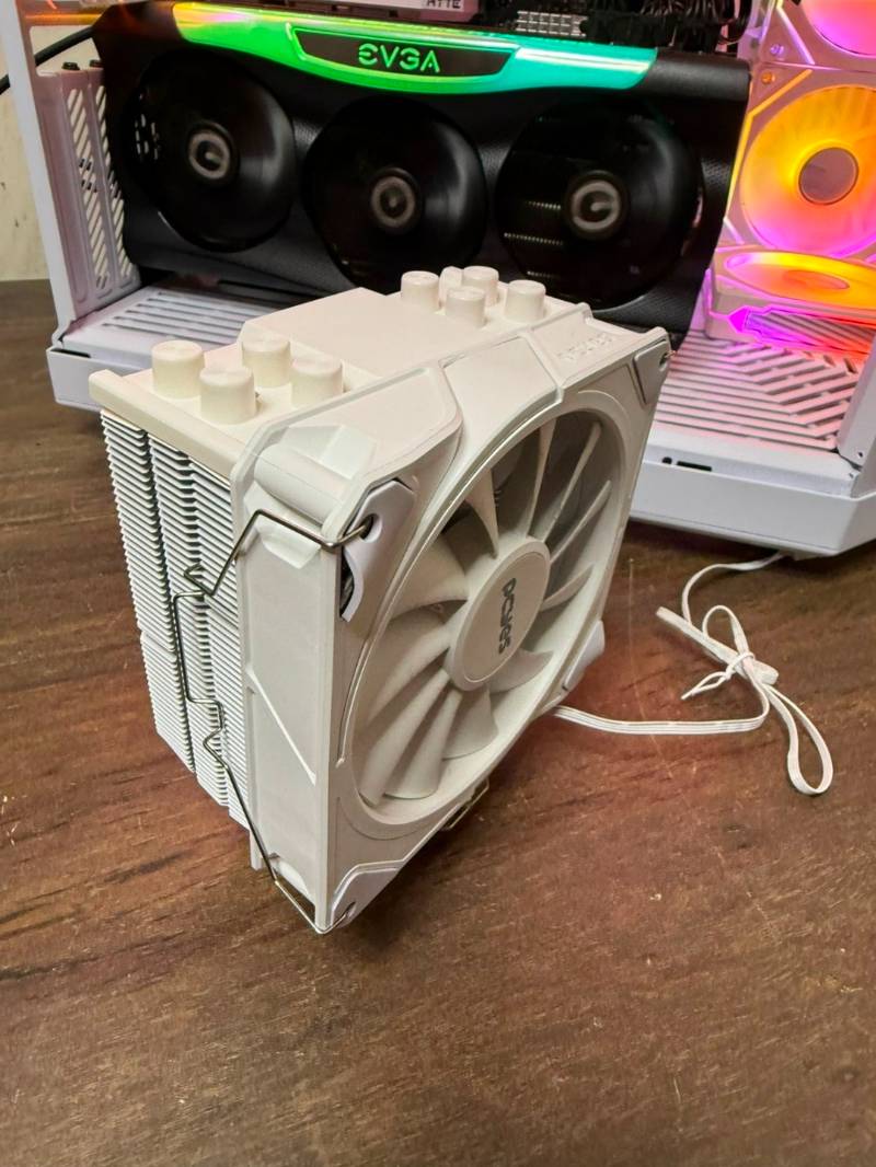 Cooler Para Processador PCYES Frost Pulse White Ghost, 120mm, Intel/AMD, White, PEFPWG