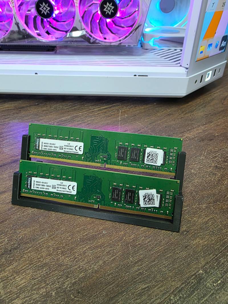 32GB (2x16gb) Memória RAM Kingston, 2666MHz, DDR4, CL19 - KVR26N19S8/16