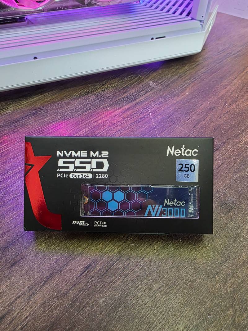 250GB SSD Nvme NV3000 M.2 2280 Pcie 3.0 X4 - Netac