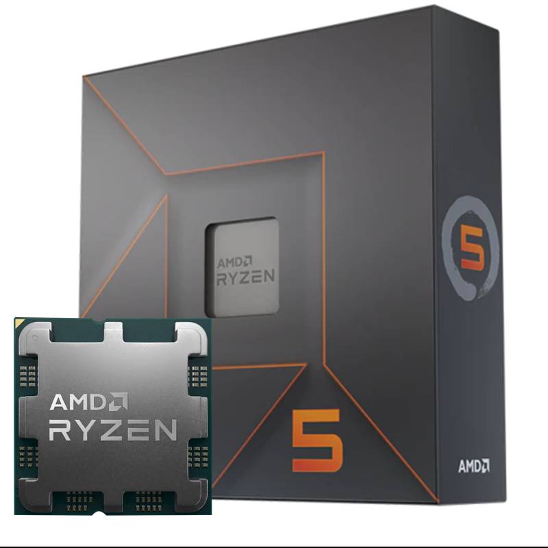  Ryzen 5 7600X, Processador AMD, 6-Core, 12-Threads, 4.7GHz (5.3GHz Turbo), Cache 38MB, AM5