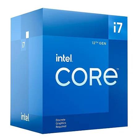 I7-12700F, Processador Intel, 2.1Ghz (4.9Ghz Turbo ), Cache 25MB, 20 Threads, Dual Core, LGA 1700
