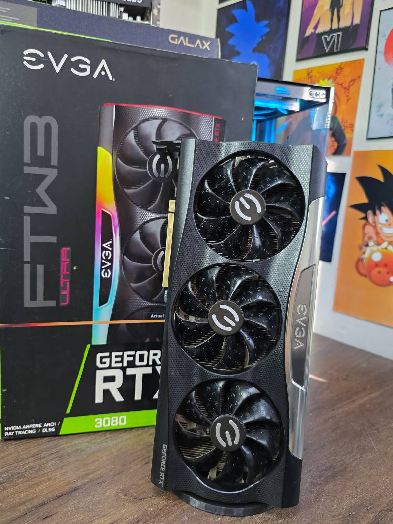 RTX3080 EVGA GeForce 10GB GDDR6X 320bits FTW3 Ultra Gaming Placa de vídeo