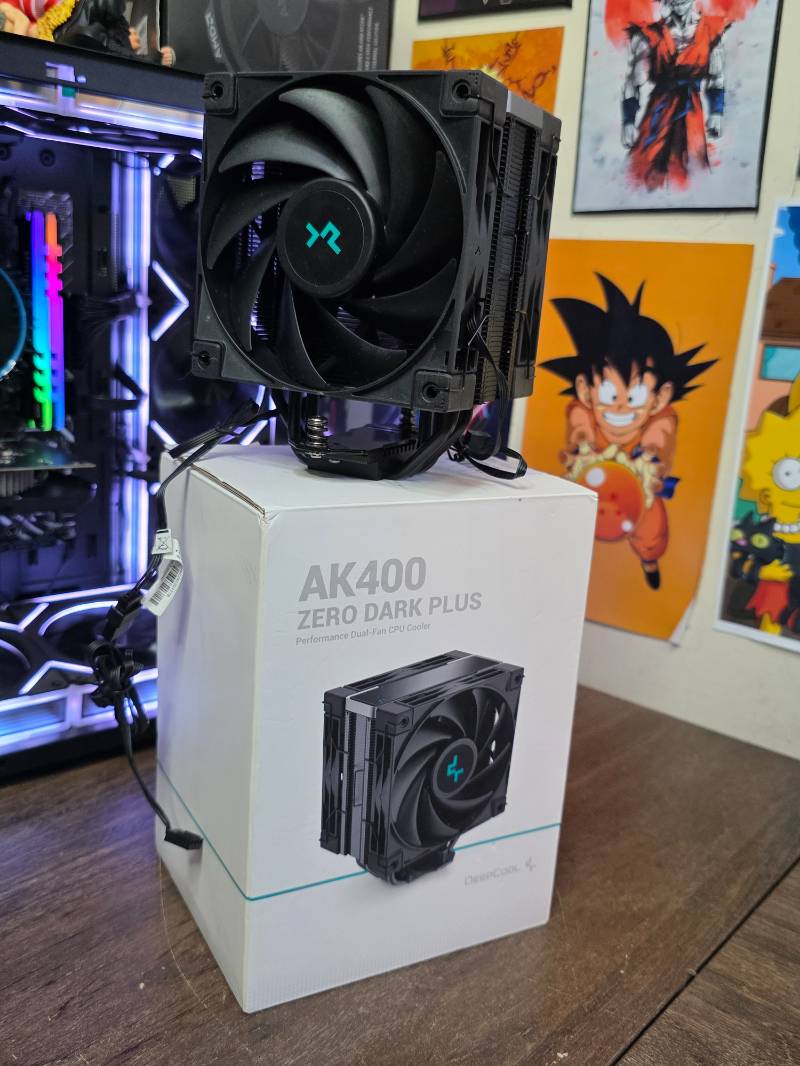 Cooler para Processador DeepCool AK400 Zero Dark Plus Dual-Fan 120mm
