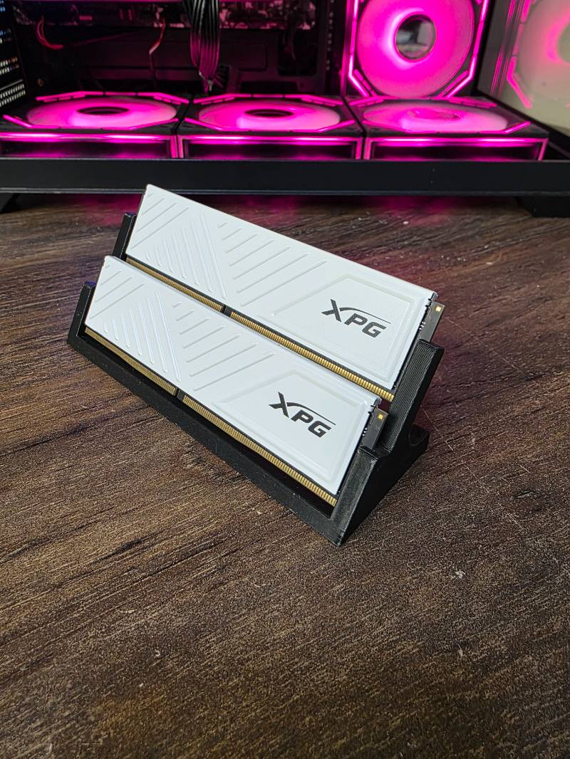 16GB DDR4 (2x8GB) Memória Gamer XPG Gammix D35 8GB, DDR4, 3200Mhz, CL16 Branco