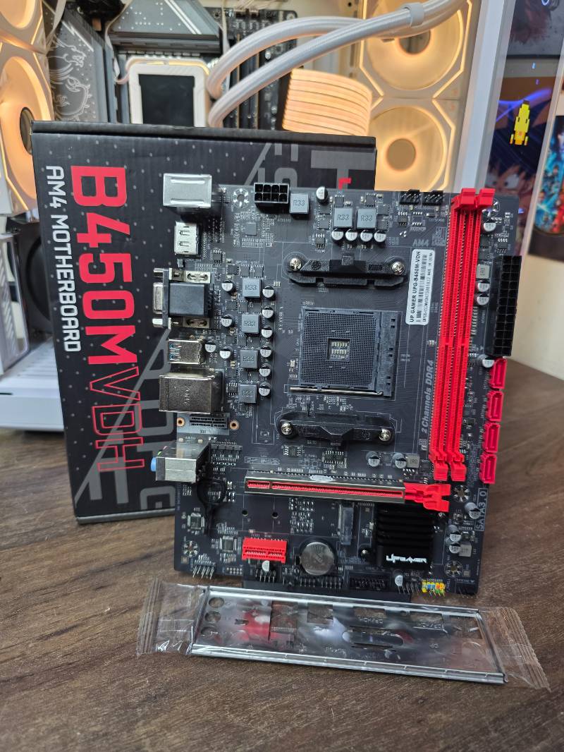 B450M-VDH Placa Mãe UP Gamer  Socket AM4 Chipset AMD B450 DDR4 Micro ATX