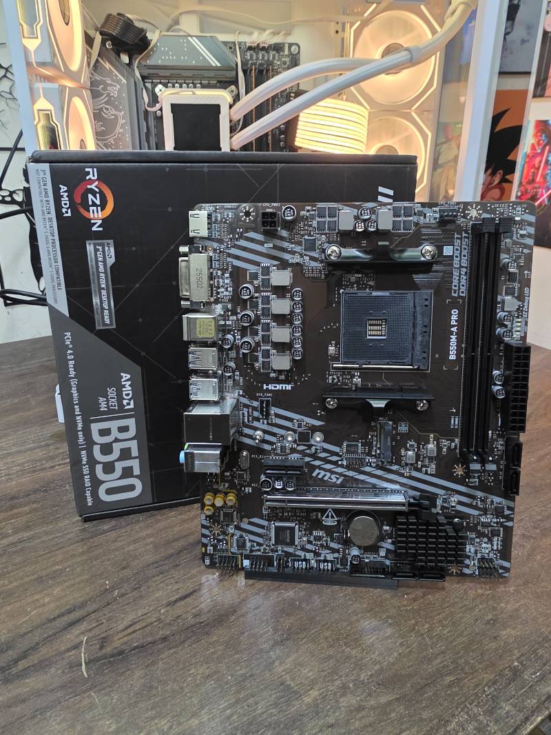 B550M-A PRO , Placa Mãe MSI , Chipset B550, AMD AM4, mATX, DDR4