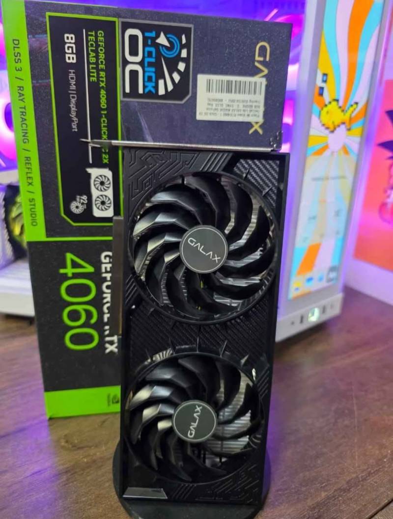 RTX 4060 GALAX 1-CLICK OC 2X V2, 8GB, Placa de Vídeo , GDDR6