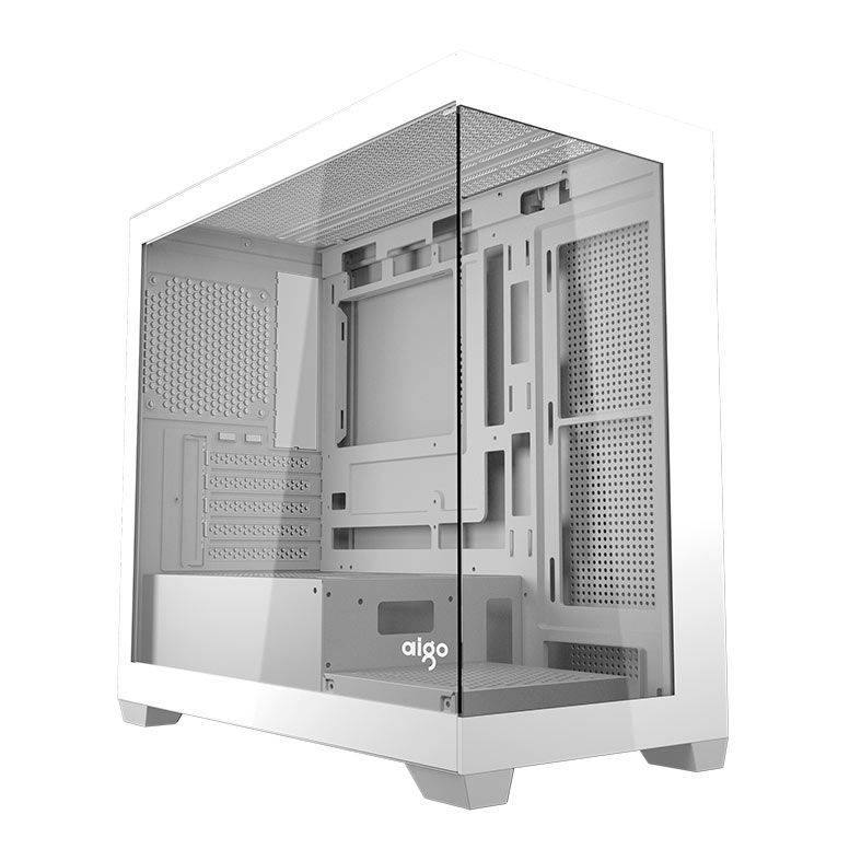 Gabinete Gamer Aigo Darkflash C218M, Mid-Tower, Lateral de Vidro, Branco, C218M-WH