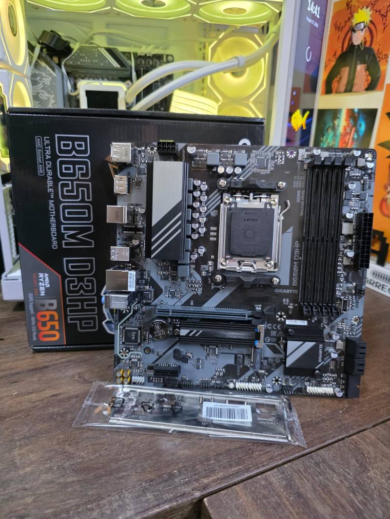 B650M D3HP Gigabyte, DDR5, Socket AM5, M-ATX, Chipset AMD B650 Placa Mae

