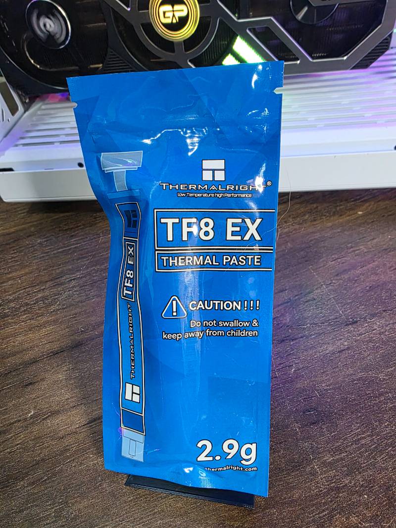 Pasta Térmica Thermalright TF8 EX 2.9g 14 W/mK Para Processadores