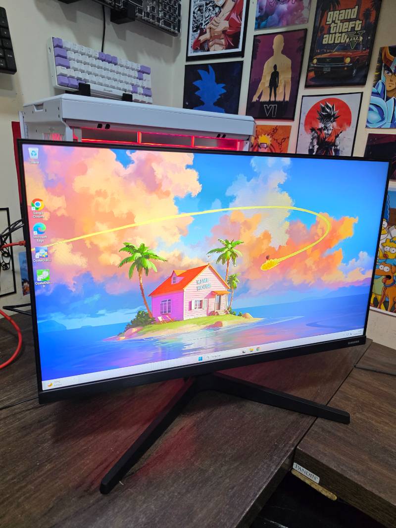 Monitor Gamer Samsung 24" FHD 75Hz HDMI VGA Freesync Preto Série T350