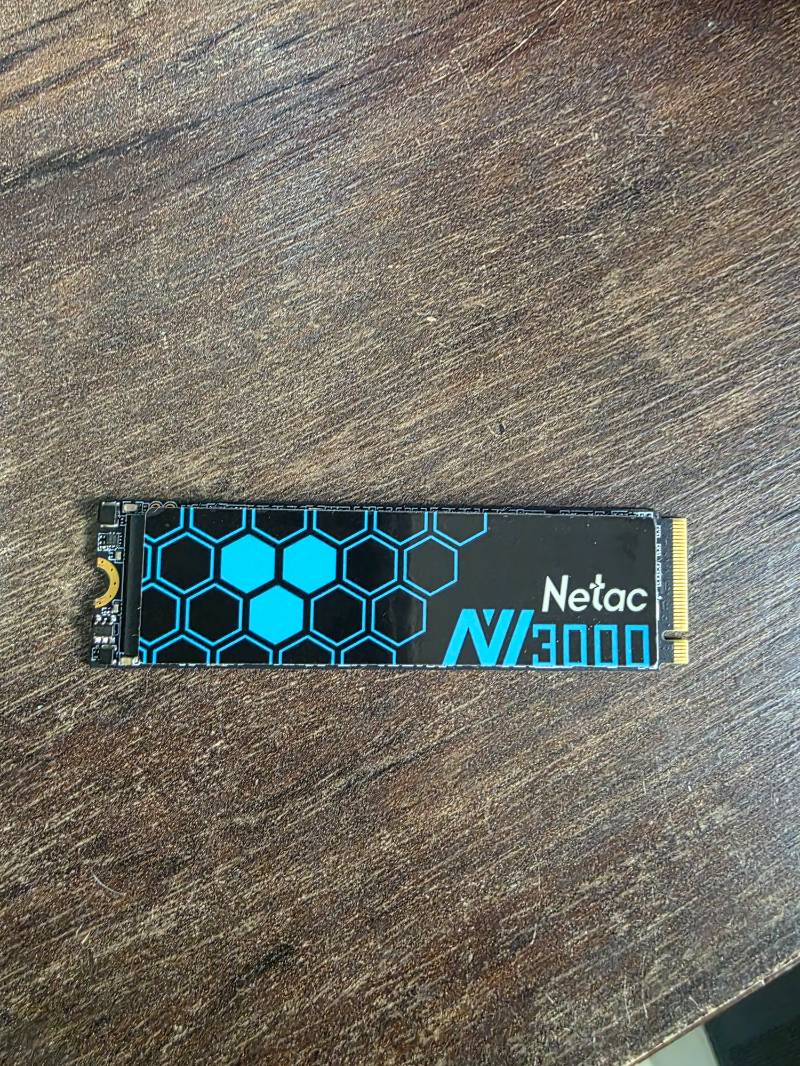 1TB SSD M.2 NVMe Netac NV3000 1TB PCIe 3.0 – Leitura até 3100MB/s