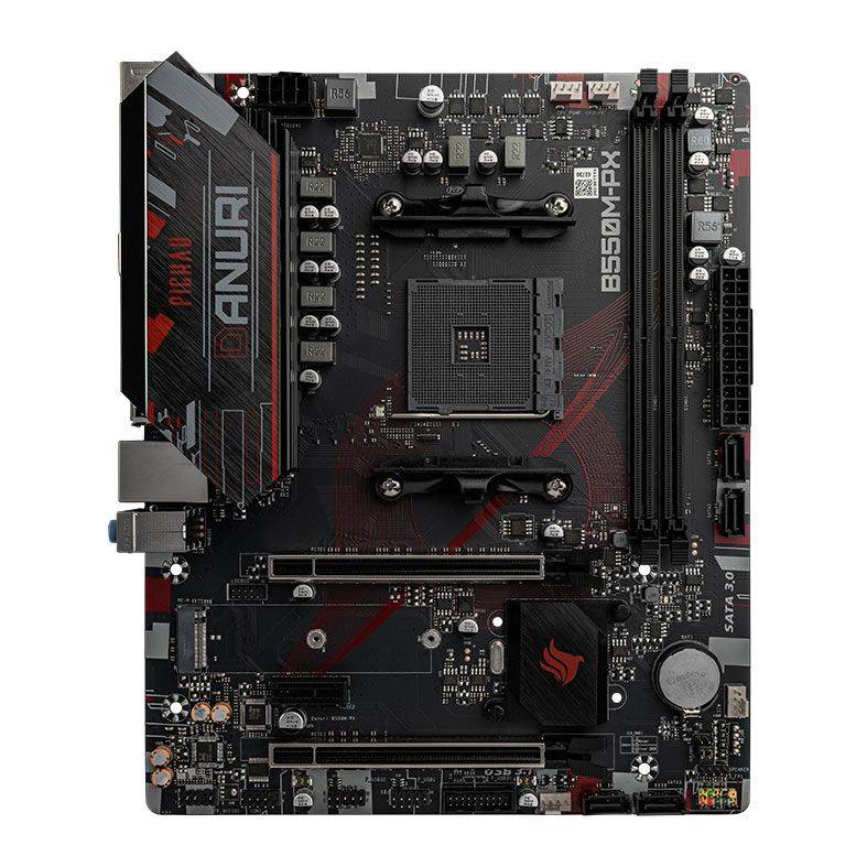 B550M Placa Mae Pichau Danuri B550M-PX, DDR4, Socket AM4, M-ATX, Chipset AMD B550, PCH-DNRB550M-PX
