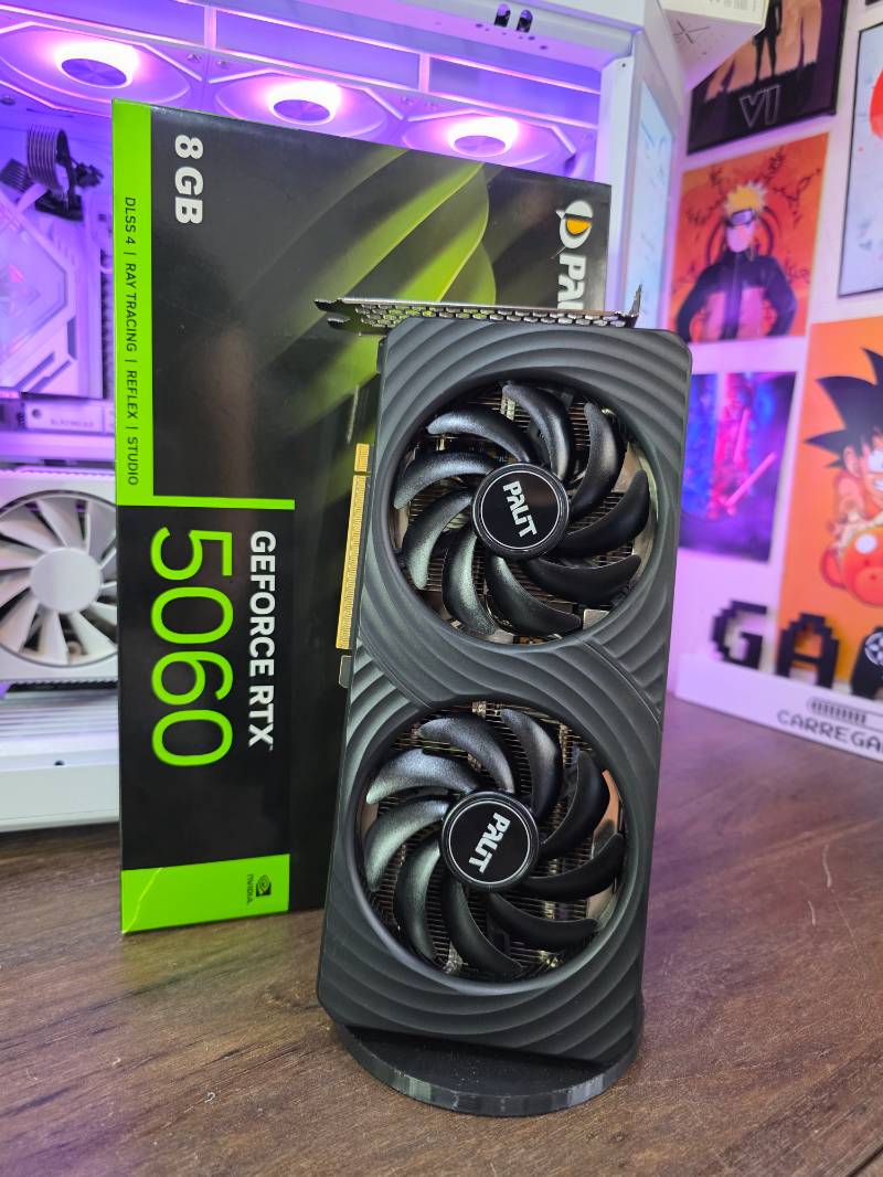 RTX 5060 Palit Dual 8GB GDDR7 Nvidea Geforce RTX5060 Placa de Vídeo 