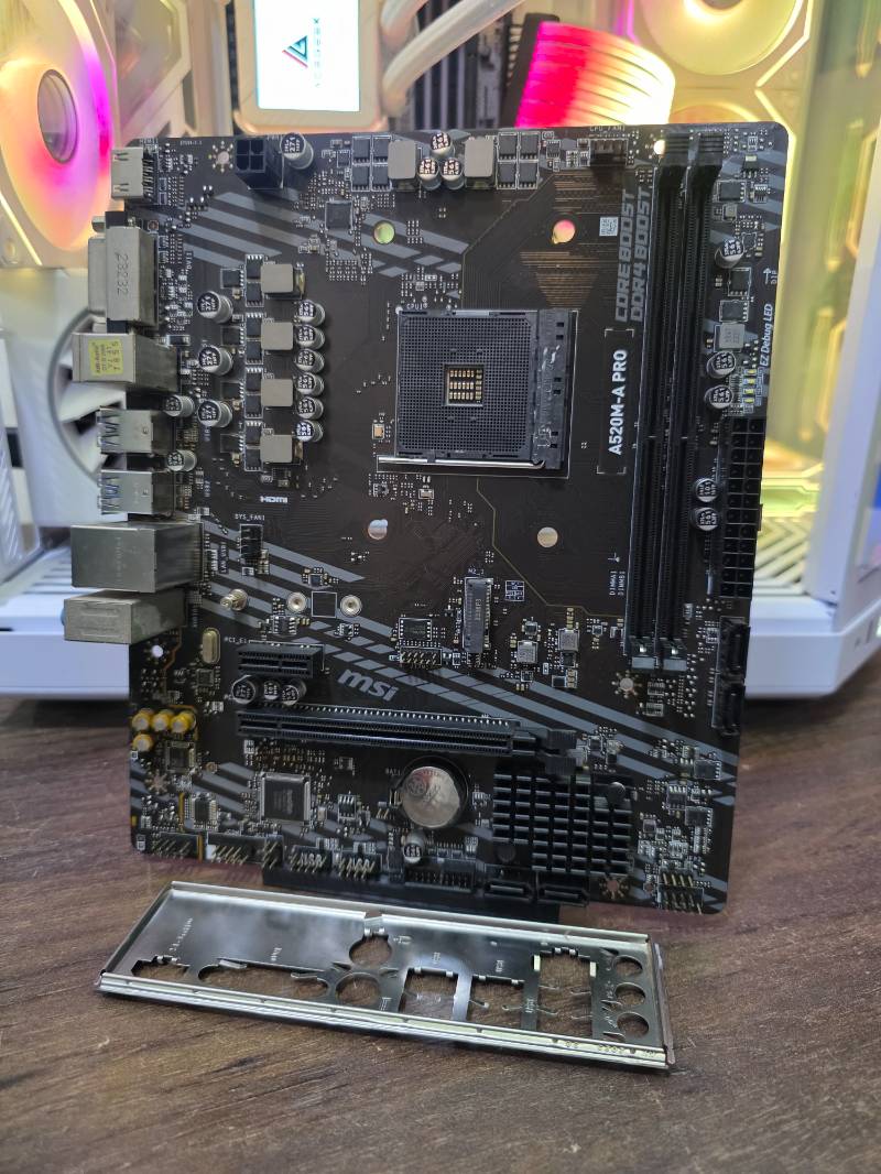 A520M-A PRO MSI , DDR4, Socket AM4, M-ATX, Placa Mãe 