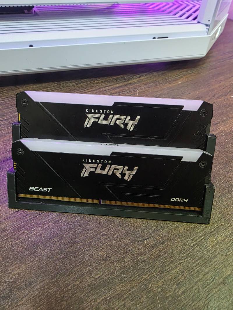 16GB (2x8GB) Memória Ram Kingston FURY Beast 3200mhz RGB DDR4 CL16 