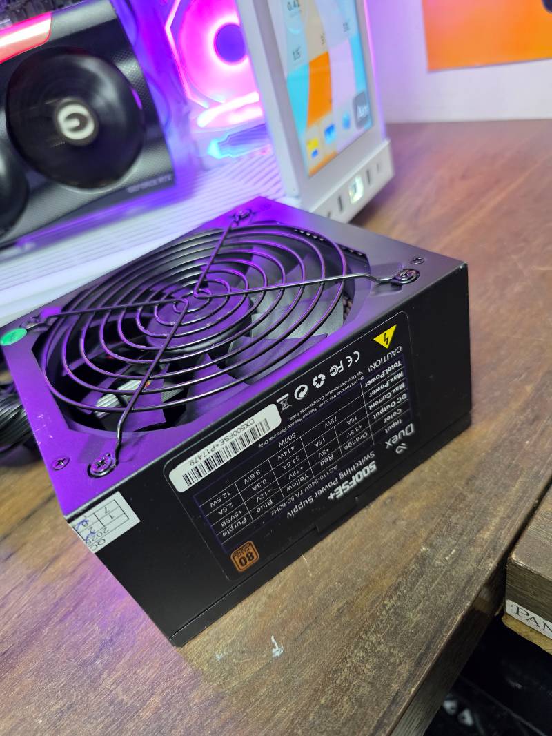 500W Fonte Duex 500FSE+, 500W, 80 Plus Bronze, PFC Ativo, DX 500FSE+