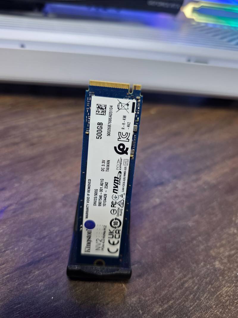 500GB SSD Kingston Nv2, M.2 2280, NVME PCIE 4.0 X4, Leitura 3500MB/s E Gravação 2100MB/s