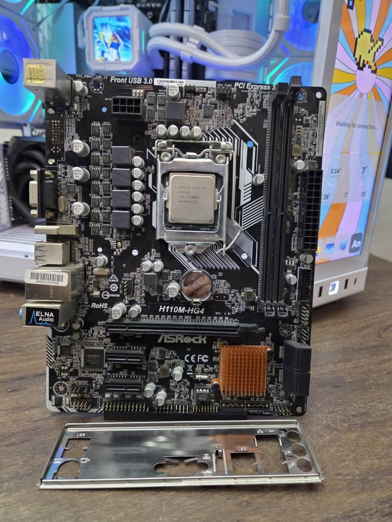 H110M Placa Mãe ASRock H110M-HG4 - DDR4 - Soquete 1151